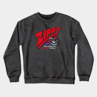 Zippy - The World's Fastest Koala (Purple) Crewneck Sweatshirt